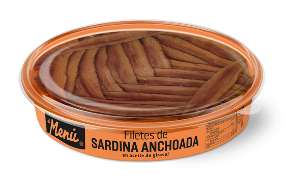 Filetes de Sardina Anchoada en Aceite de Girasol