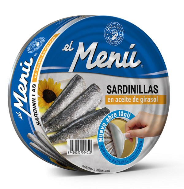 Petites Sardines à l'huile de Tournesol - RO490 gr