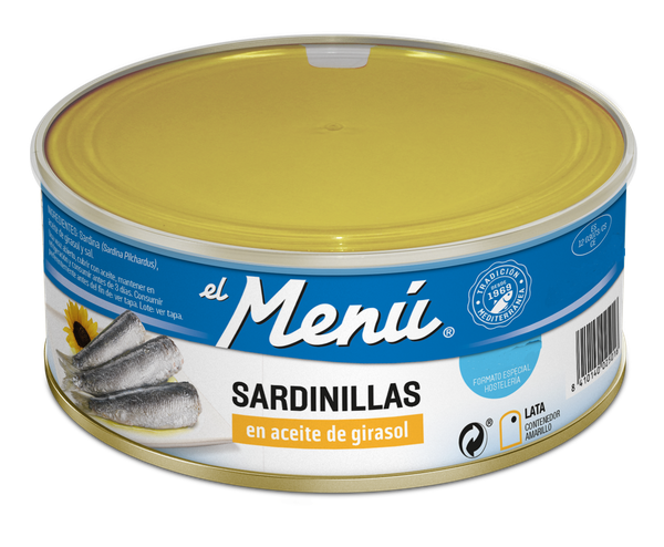 Petites Sardines à l'huile de Tournesol-RO990 gr.