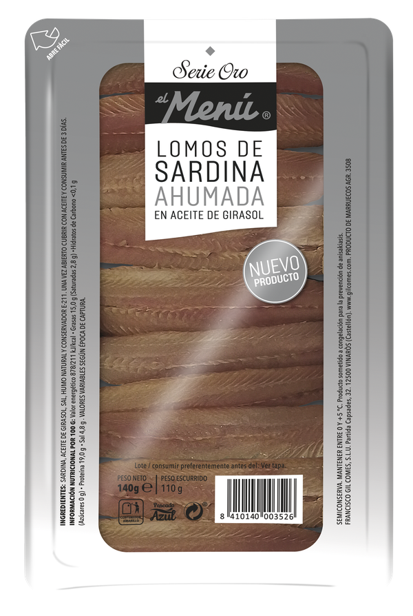 Sardina Ahumada 140 gr.