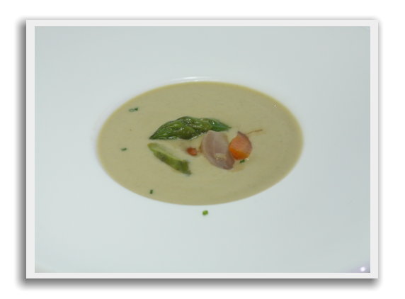 Crema de Boletus y Esencia de Anchoa